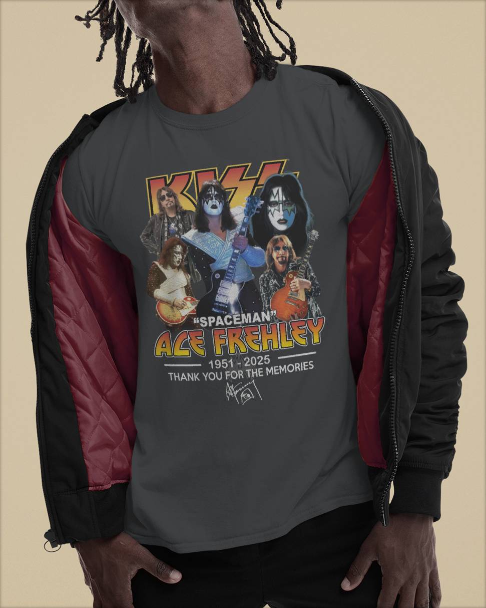 Thank You Ace Frehley 2 Sided-Unisex T-Shirt