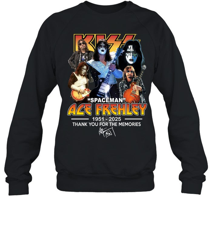 Thank You Ace Frehley 2 Sided-Unisex T-Shirt