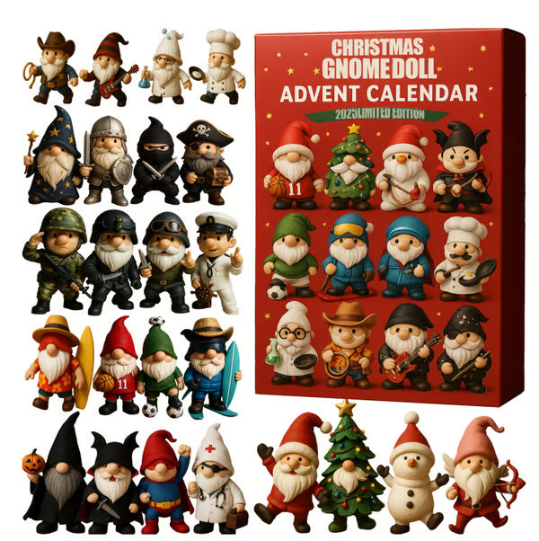 🎅 Christmas Gnome Doll Advent Calendar 2025
