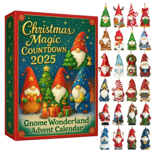 🎅 Christmas Gnome Doll Advent Calendar 2025