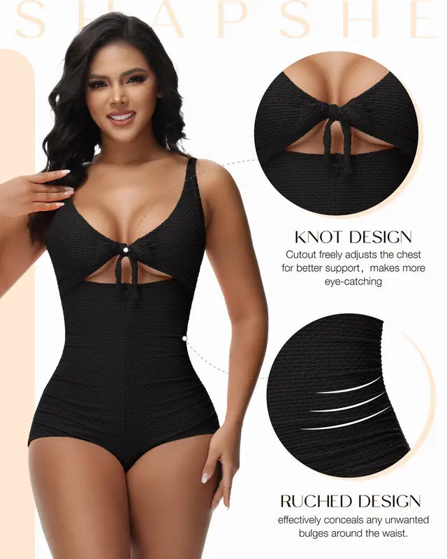 Women's Tummy Control Swimsuit One Piece Slimming Bathing Suit
