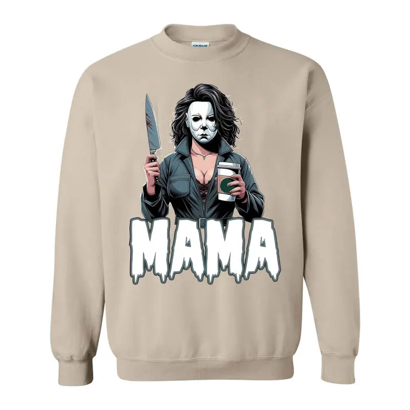 Halloween Spooky Mama Sweatshirt, Cool Mama Halloween Sweatshirt, Mama Halloween Gift, Gifts For Mom