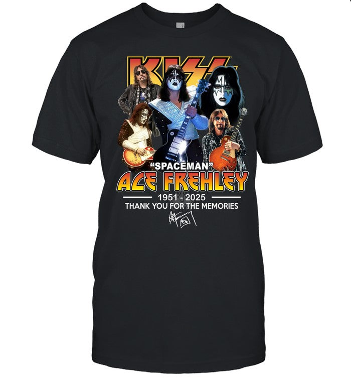 Thank You Ace Frehley 2 Sided-Unisex T-Shirt