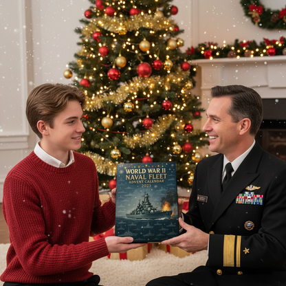🌲Christmas Gift--WWII Naval Fleet Advent Calendar 2025 – 24 Days of Iconic Warships