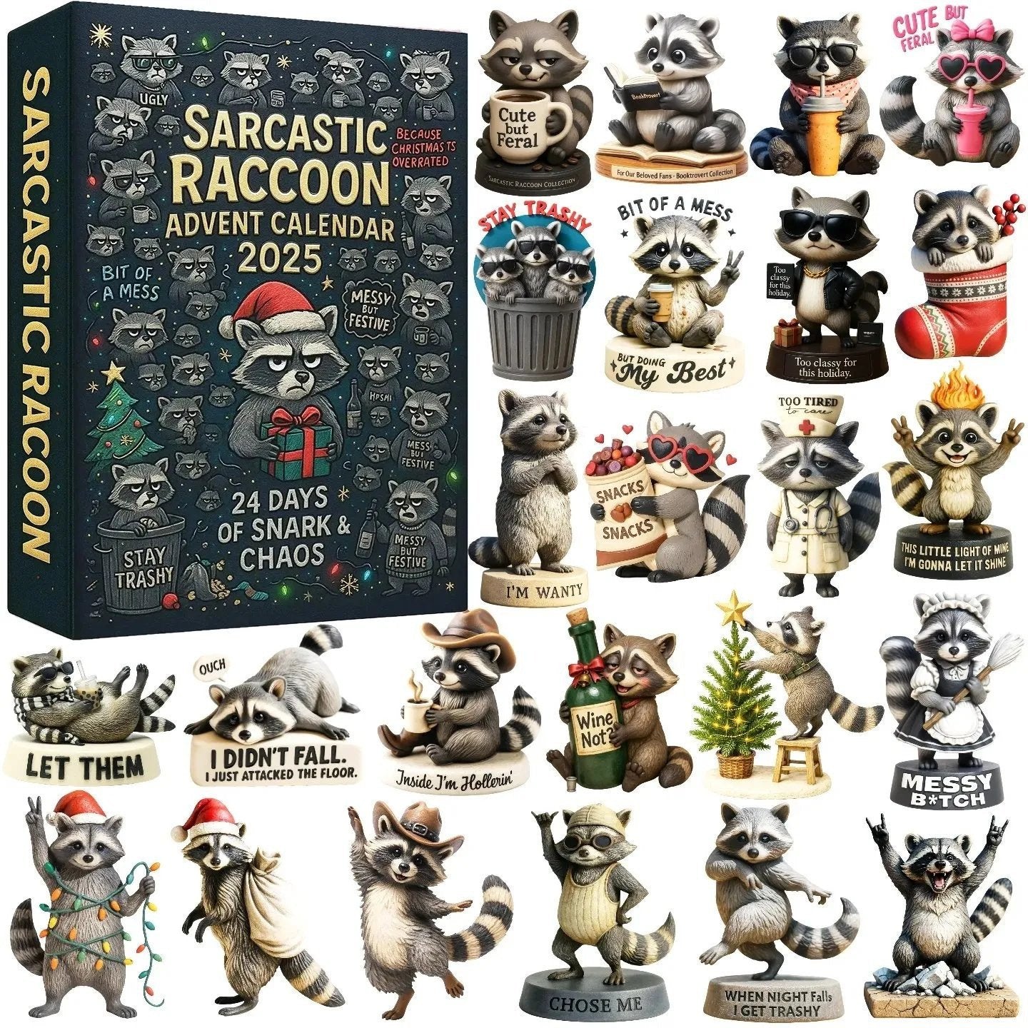 Limited Edition Premium Raccoon Advent Calendar