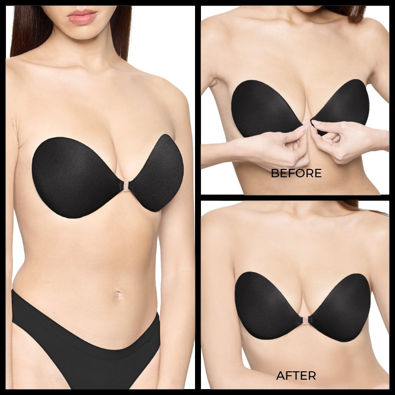 Seamless Push-up Sticky Bra