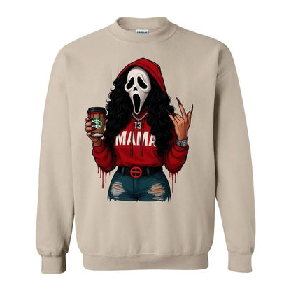 Halloween Spooky Mama Sweatshirt, Cool Mama Halloween Sweatshirt, Mama Halloween Gift, Gifts For Mom
