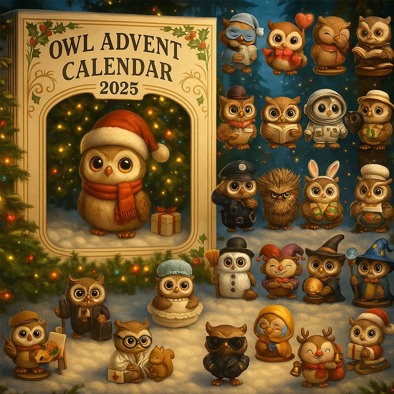 🦉 Uilen Adventskalender 2025🎄24 dagen vol verwondering, wijsheid en grilligheid ✨