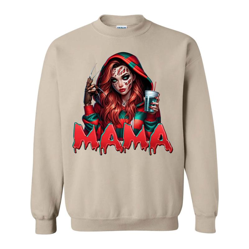 Halloween Spooky Mama Sweatshirt, Cool Mama Halloween Sweatshirt, Mama Halloween Gift, Gifts For Mom