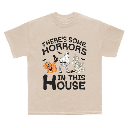 There’s Some Horrors In This House Shirt, Retro Halloween Shirt, Funny Halloween Sweatshirt, Trendy Halloween Gift, Halloween Party Shirts