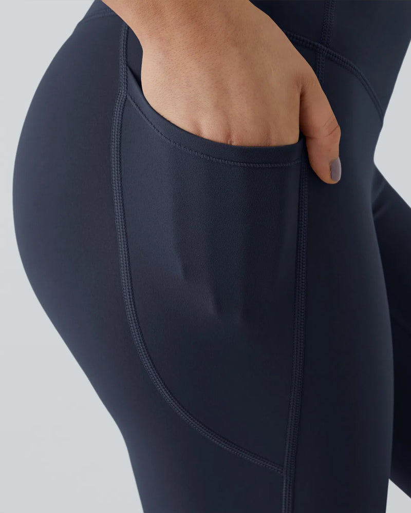 🎁Last Day 49% OFF🔥 Butt Lifting Tummy Control Side Pocket High Waisted Shaping Training Leggings
