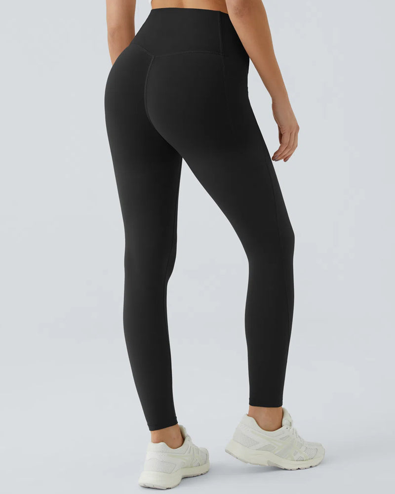 🎁Last Day 49% OFF🔥 Butt Lifting Tummy Control Side Pocket High Waisted Shaping Training Leggings