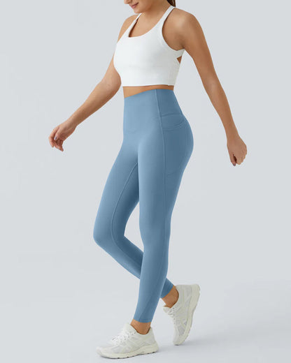 🎁Last Day 49% OFF🔥 Butt Lifting Tummy Control Side Pocket High Waisted Shaping Training Leggings