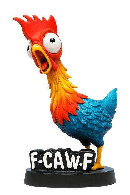 Trendy Funny F-Caw-F Chicken Advent Calendar 2025