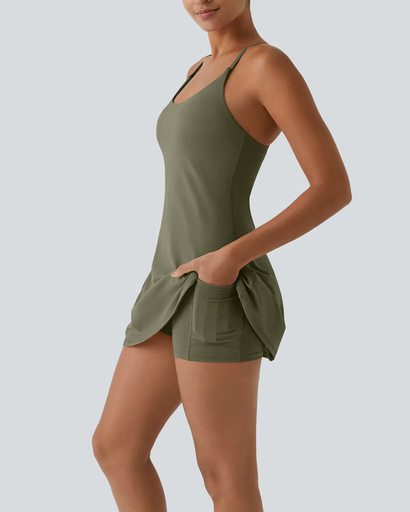Backless Active Dress-Easy Peezy for Women