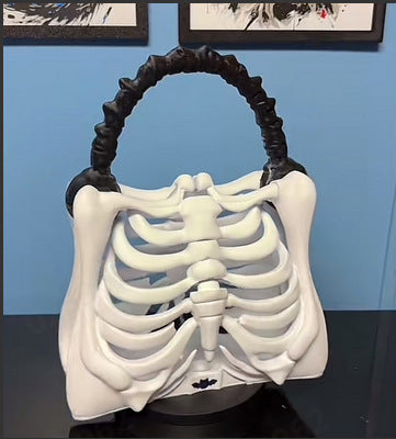 Spooky Creepy Skeleton Bone Handbag