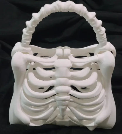 Spooky Creepy Skeleton Bone Handbag