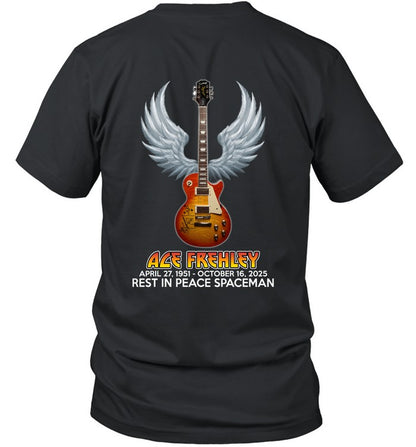 Thank You Ace Frehley 2 Sided-Unisex T-Shirt