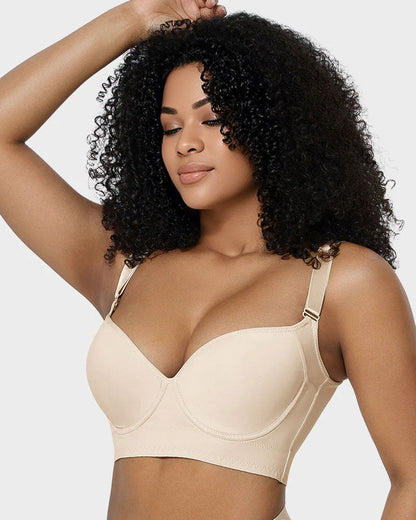 Back Smoothing Underwire Push Up Bra