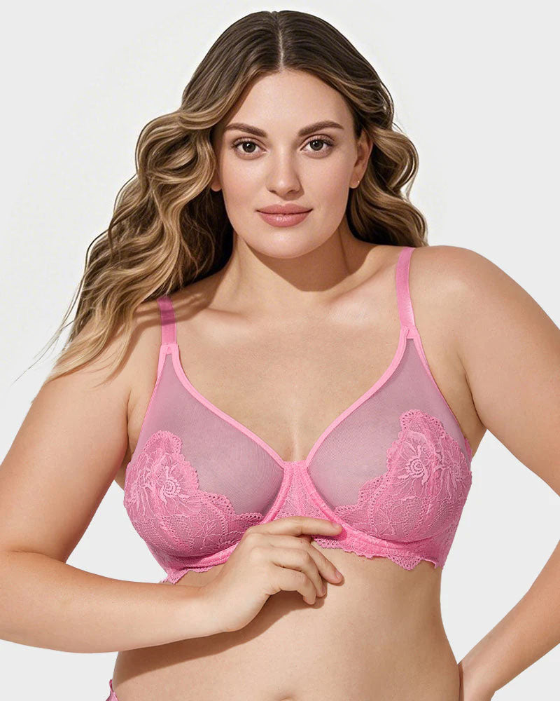 Full Coverage Lace Minimizer Bra