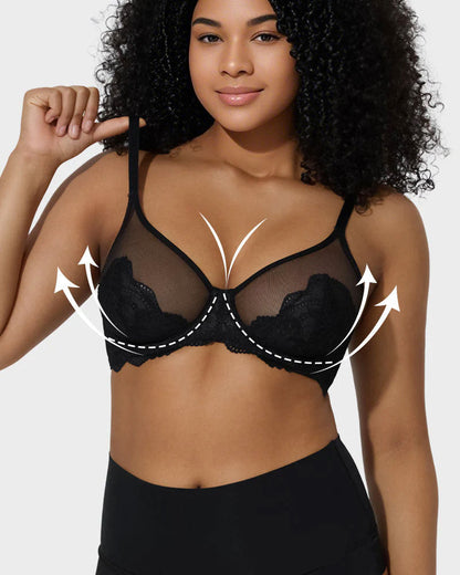 Full Coverage Lace Minimizer Bra