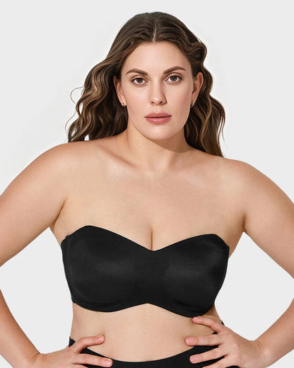 Full Support Non-Slip Convertible Bandeau Bra